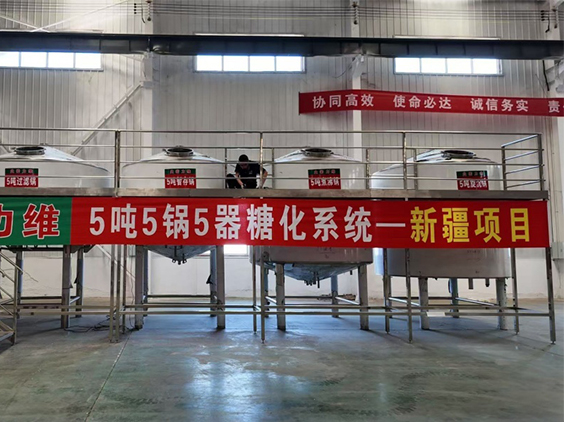 柳林精酿啤酒设备厂—5吨精酿啤酒设备—新疆项目